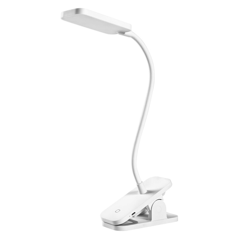 Настільна лампа Osram Panan Clip 5.2W 4000К USB-A білий (4099854507496)