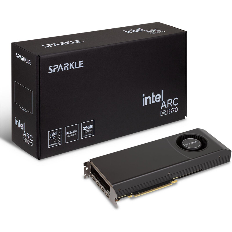 Відеокарта Intel Arc Pro B70 32GB GDDR6 Sparkle (SBP70W-32G PRO B70)