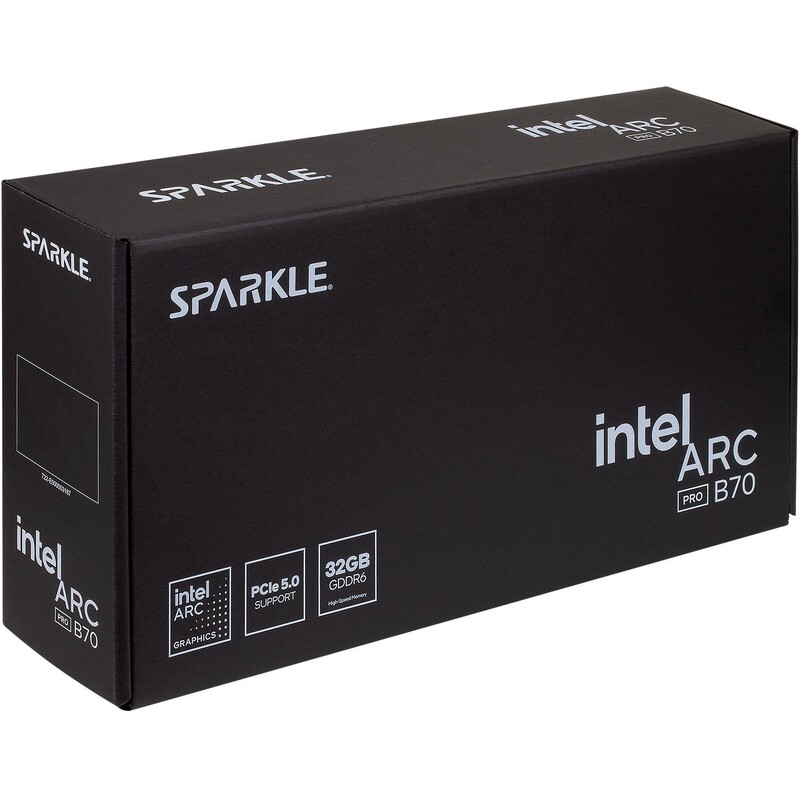 Відеокарта Intel Arc Pro B70 32GB GDDR6 Sparkle (SBP70W-32G PRO B70)