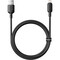 Фото - Кабель Baseus Silky Series Fast Charging USB Type-A - Lightning (M/M), 2.4A, 1 м, Black (P10377702113-00) | click.ua