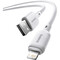 Фото - Кабель Baseus Silky Series Fast Charging USB Type-A - Lightning (M/M), 2.4A, 2 м, White (P10377702213-01) | click.ua