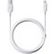 Фото - Кабель Baseus Silky Series Fast Charging USB Type-A - Lightning (M/M), 2.4A, 2 м, White (P10377702213-01) | click.ua