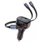 Фото - Автомобільний зарядний пристрій Baseus Enjoyment Pro (1USB, 2 вбудовані кабелі USB-C/Lightning) 60W Black (C00057802111-02) | click.ua