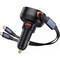 Фото - Автомобільний зарядний пристрій Baseus Enjoyment Pro (1USB, 2 вбудовані кабелі USB-C/Lightning) 60W Black (C00057802111-02) | click.ua