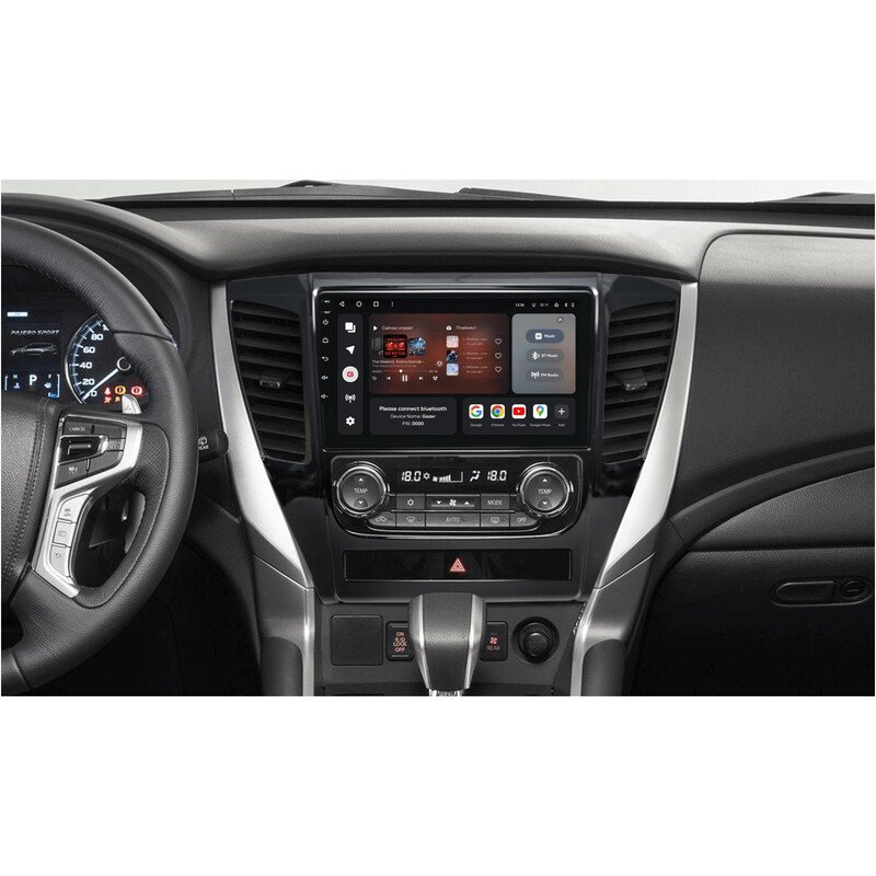 Штатная магнитола Gazer T6009 Pro для Mitsubishi Pajero Sport III 2016-2018 (T6009-KR-PRO)