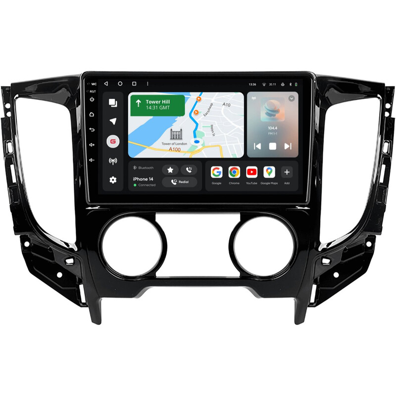 Штатна магнітола Gazer T6009 Pro Max для Mitsubishi L200 V 2015-2019 (T6009-KJ-PROMAX)