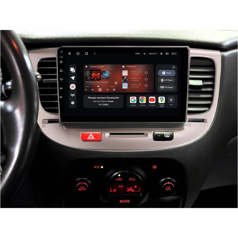 Штатная магнитола Gazer T6009 Pro Max для Kia Rio II (JB) 2005-2011 (T6009-JB-PROMAX)