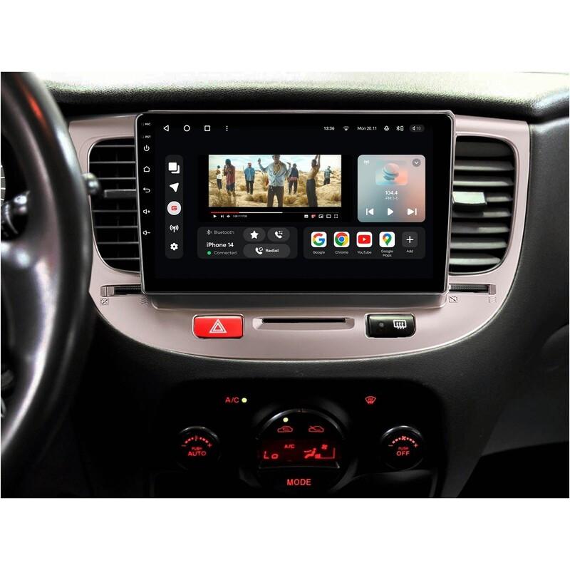 Штатная магнитола Gazer T6009 Pro Max для Kia Rio II (JB) 2005-2011 (T6009-JB-PROMAX)