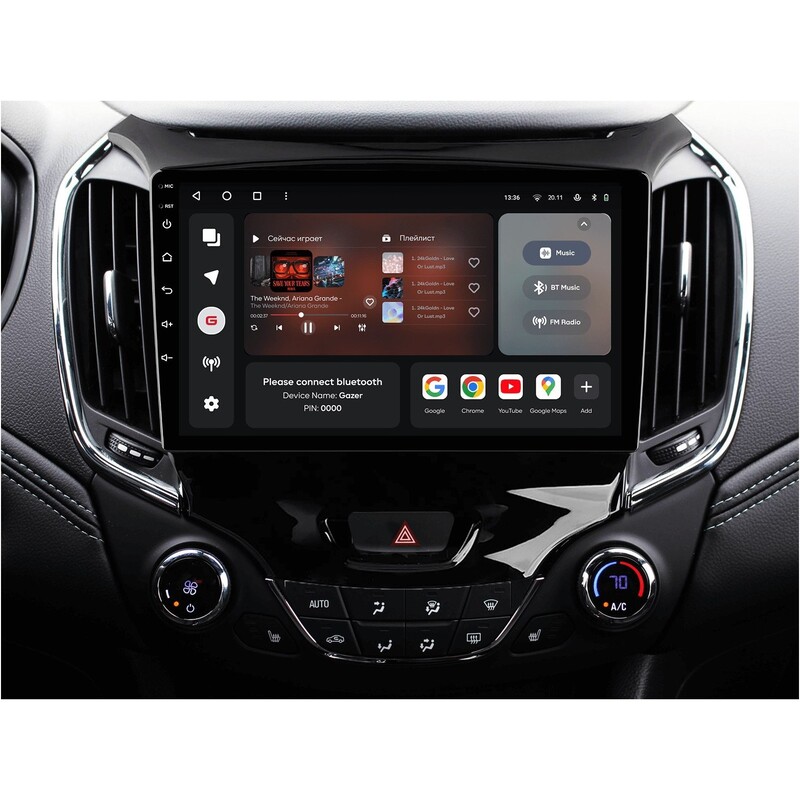 Штатная магнитола Gazer T6009 Pro для Dodge Journey (JC) 2011-2020 (T6009-J400-PRO)