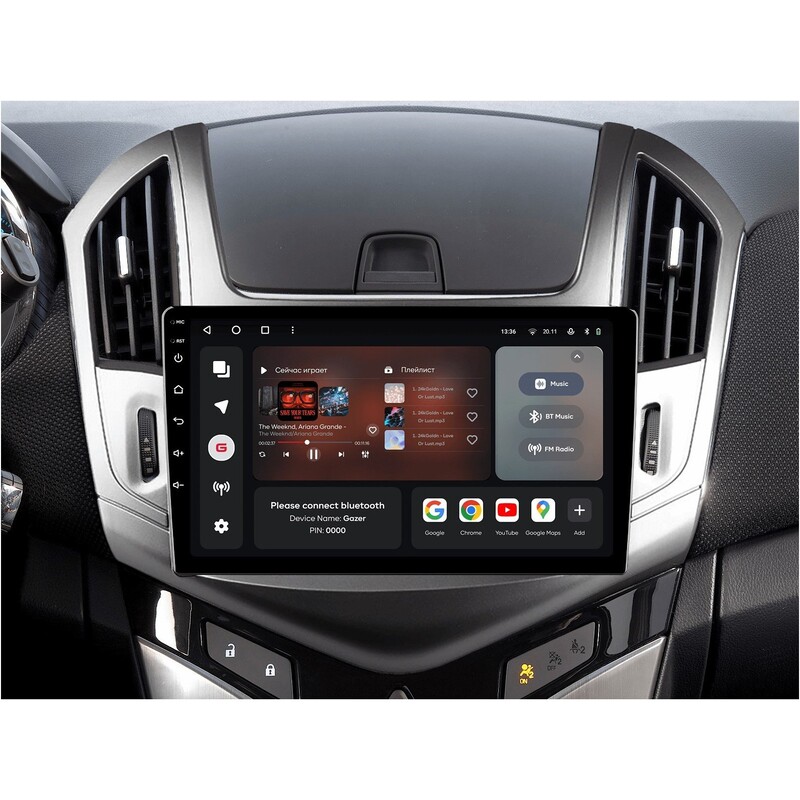 Штатная магнитола Gazer T6009 Pro для Chevrolet Cruze (J300, J308) 2012-2015 (T6009-J308-PRO)