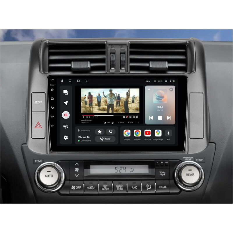Штатна магнітола Gazer T6009 Pro Max для Toyota Land Cruiser Prado IV (J150) 2009-2013 (T6009-J150/H-PROMAX)