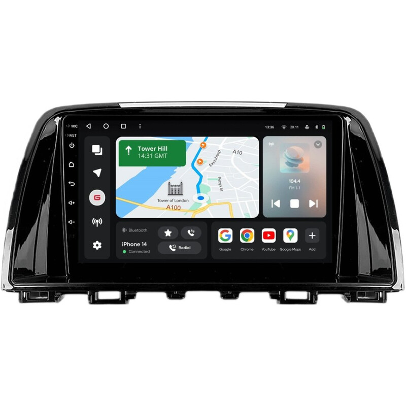 Штатна магнітола Gazer T6009 Pro Max для Mazda 6 III (GJ, GL) 2012-2017 (T6009-GJ/H-PROMAX)