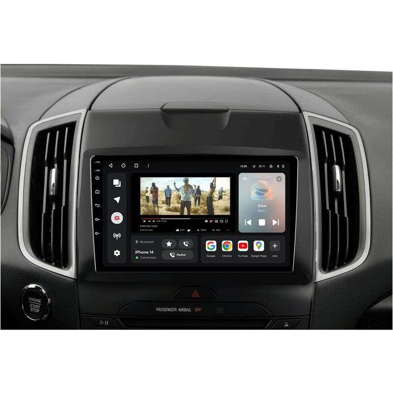 Штатна магнітола Gazer T6009 Pro для Ford Edge II 2015-2018 (T6009-CD539N-PRO)