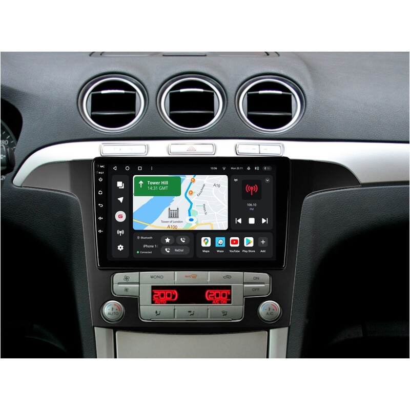 Штатная магнитола Gazer T6009 для Ford S-Max I 2006-2015 (T6009-CD340)