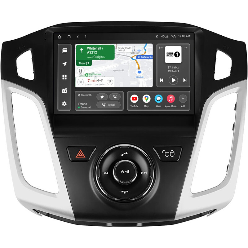 Штатна магнітола Gazer T6009 Pro для Ford Focus III 2011-2019 (T6009-C346-PRO)