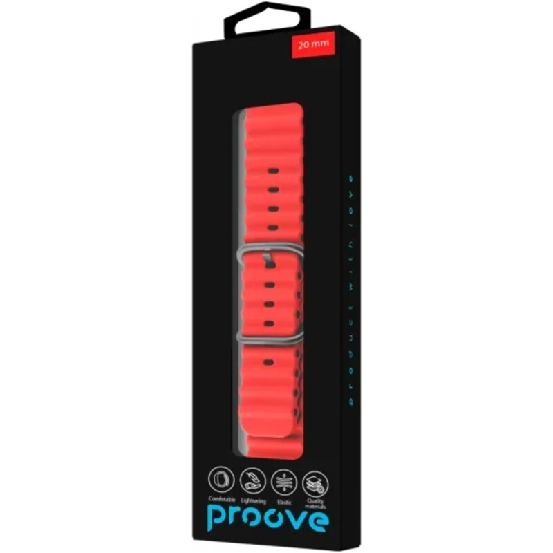 Ремінець Proove Active Band 20 mm red (WBABUW20MM25)
