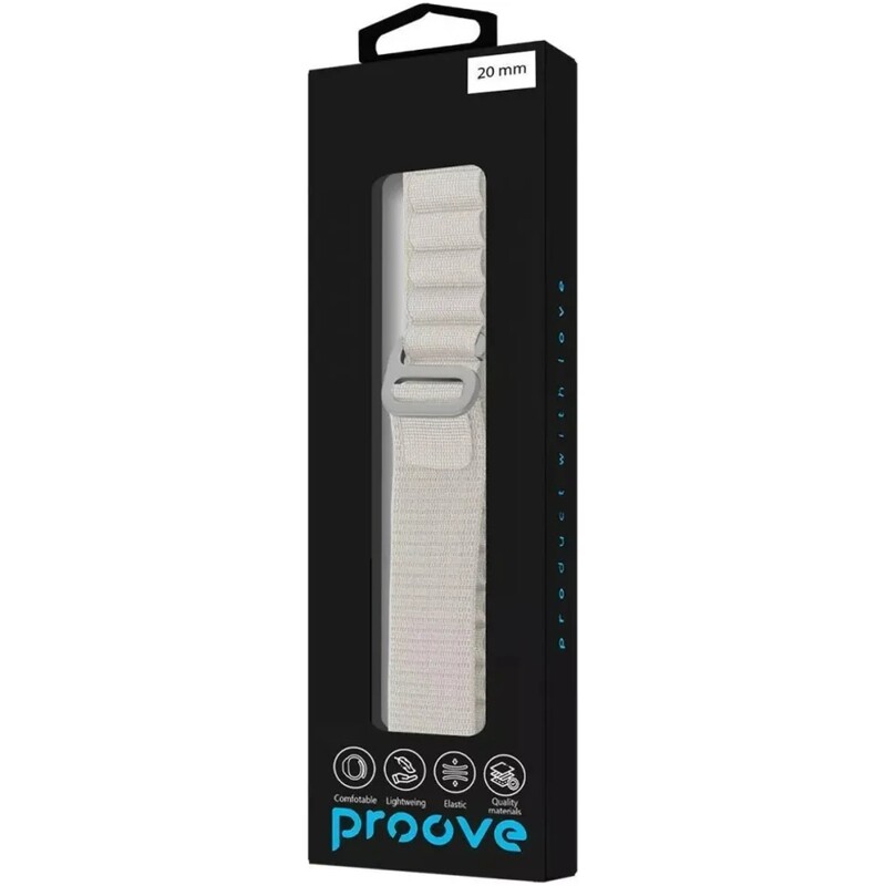 Ремінець Proove Pulse Loop 20 mm white (WBPLUW20MM14)