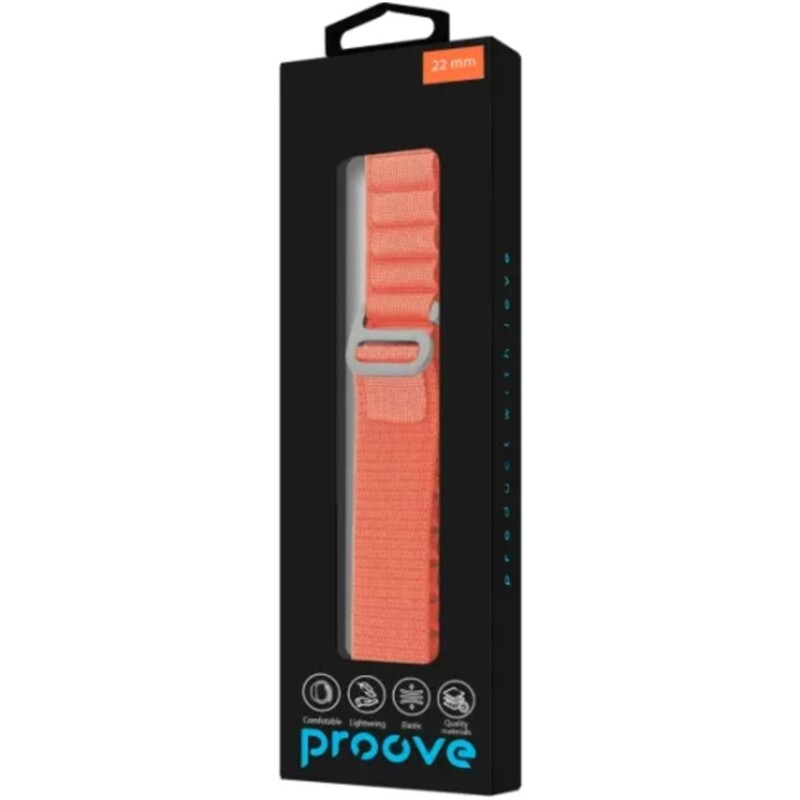 Ремінець Proove Pulse Loop 22 mm orange (WBPLUW22MM10)