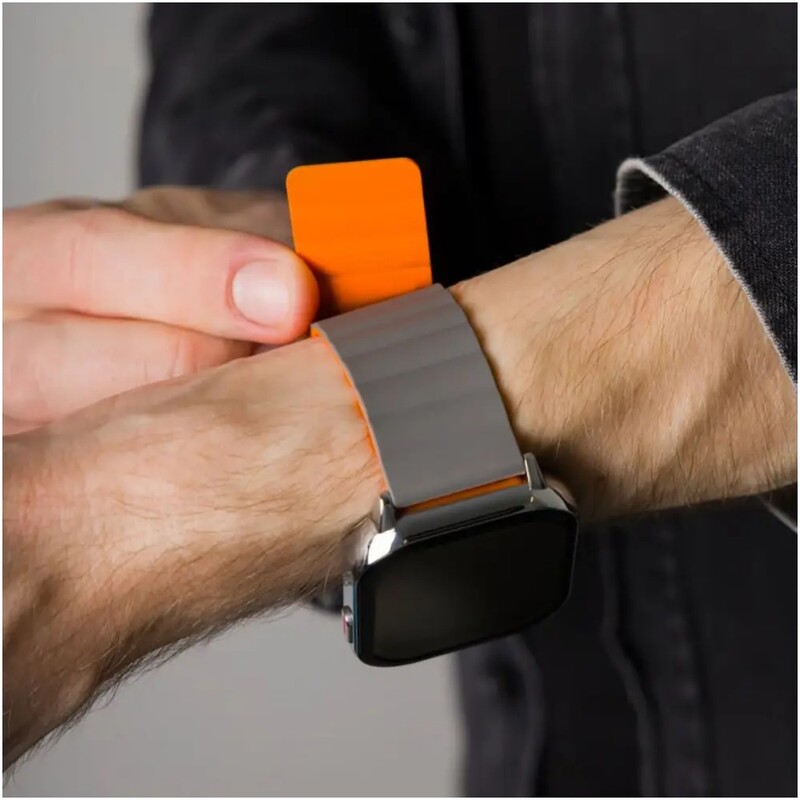 Ремінець Proove Silk Grip Band 20 mm gray/orange (WBSGUW20MM32)