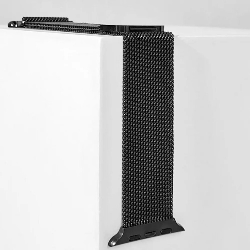 Ремінець Prc Apple Watch Milanese Loop 38mm/40mm/41mm/42mm 10 Series Black (12062)