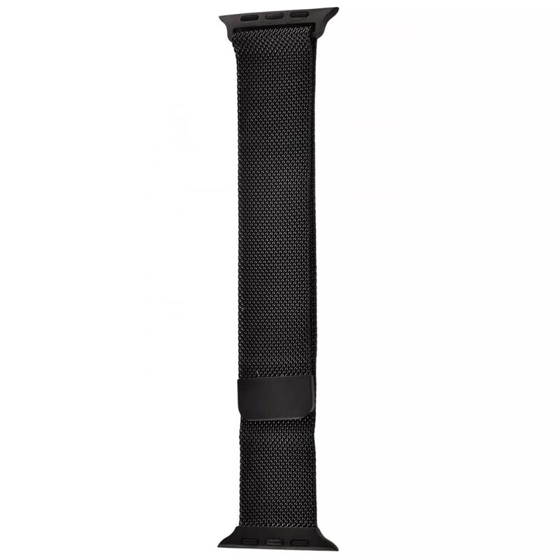 Ремінець Prc Apple Watch Milanese Loop 42mm/44mm/45mm/49mm Black (7771)