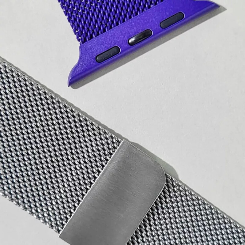 Ремінець Prc Apple Watch Milanese Loop 42mm/44mm/45mm/49mm Silver (7771)