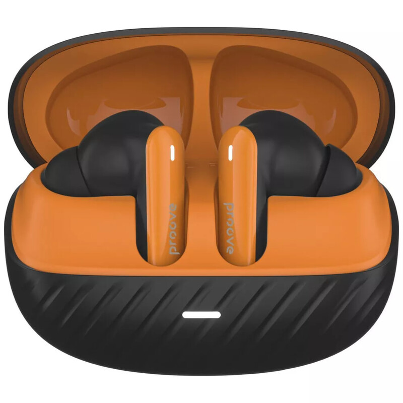 Bluetooth-гарнитура Proove Blitz II TWS With Hybrid ANC (APP) Black Orange (TWBL2001AP20)