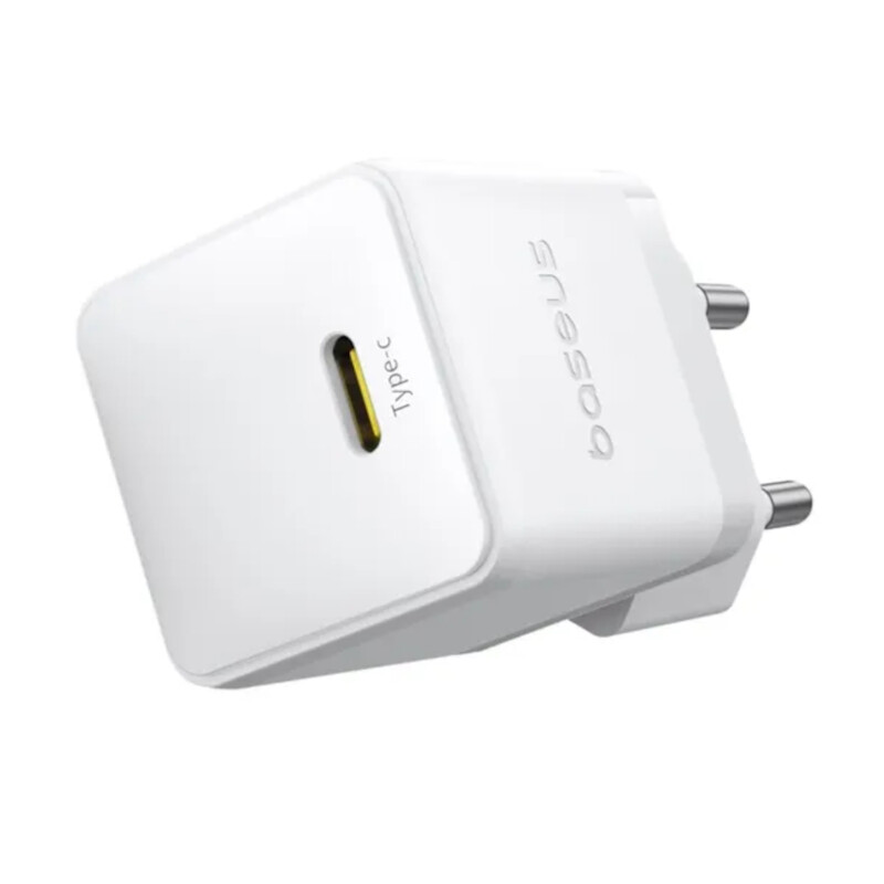 Сетевое зарядное устройство Baseus Palm Fast Charger 1C (1USB-C) 20W White (P10111602213-00)