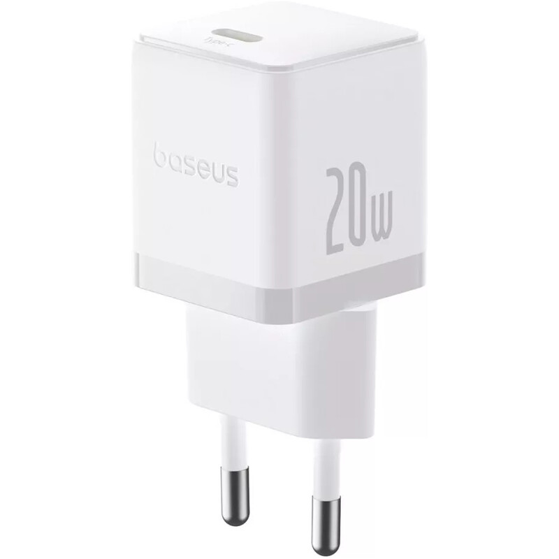 Сетевое зарядное устройство Baseus Palm Fast Charger 1C (1USB-C) 20W White (P10111602213-00)