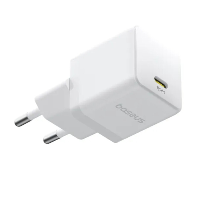Сетевое зарядное устройство Baseus Palm Fast Charger 1C (1USB-C) 20W White (P10111602213-00)