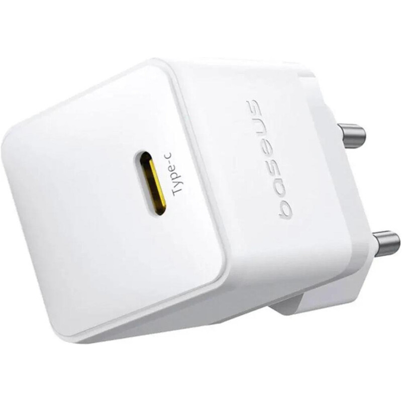 Сетевое зарядное устройство Baseus Palm Fast Charger 1C (1USB-C) 30W White (P10111605213-00)