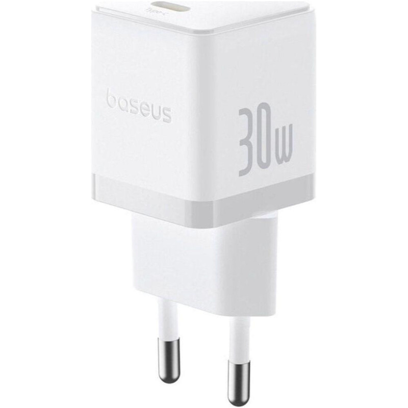 Сетевое зарядное устройство Baseus Palm Fast Charger 1C (1USB-C) 30W White (P10111605213-00)