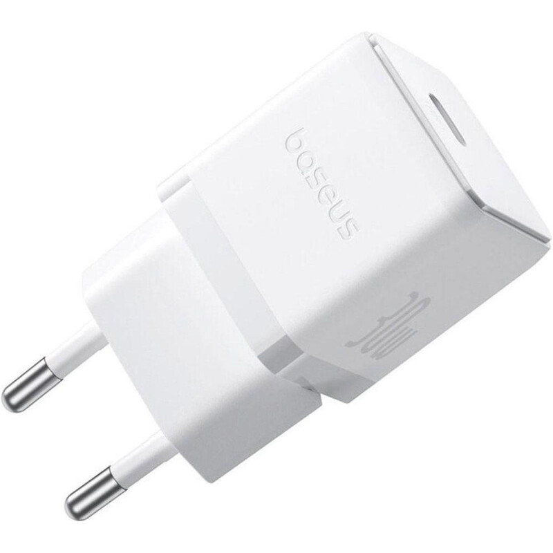 Сетевое зарядное устройство Baseus Palm Fast Charger 1C (1USB-C) 30W White (P10111605213-00)