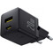 Фото - Сетевое зарядное устройство Baseus Palm Fast Charger C+U (1USB, 1USB-C) 20W Black (P10111608113-00) | click.ua