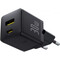 Фото - Сетевое зарядное устройство Baseus Palm Fast Charger C+U (1USB, 1USB-C) 30W Black (P1011160A113-00) | click.ua