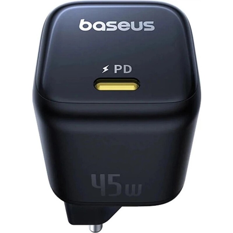 Сетевое зарядное устройство Baseus PicoGo GaN Fast Charger 1C (1USB-C) 45W Black (P10176800123-00)