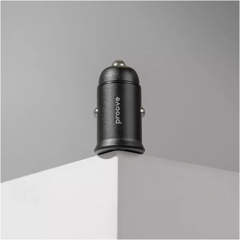 Автомобильное зарядное устройство Proove Tiny Power Pro (1USB, 1USB-C) 65W Black (ACTP65110001)