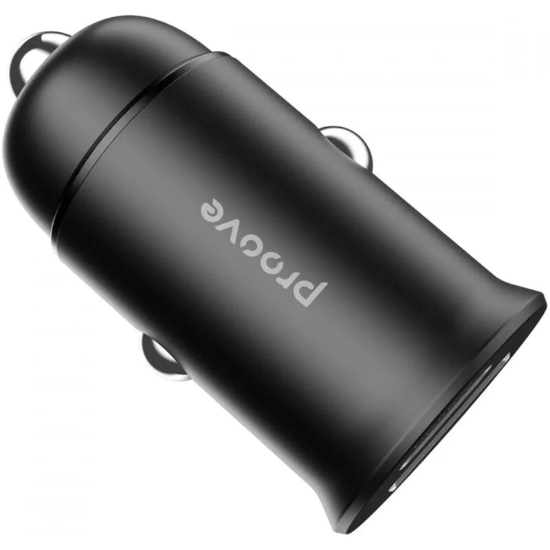 Автомобильное зарядное устройство Proove Tiny Power Pro (1USB, 1USB-C) 65W Black (ACTP65110001)