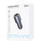 Фото - Автомобильное зарядное устройство Proove Double Energy 50W (2xUSB-C) Metal Gray (ACDE50022206) | click.ua