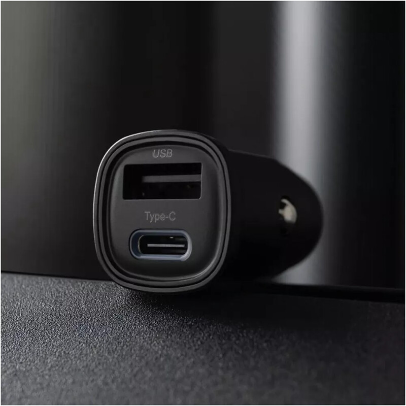 Автомобильное зарядное устройство Proove Flash (1USB, 1USB-C) 30W Black (CCFL30111201)