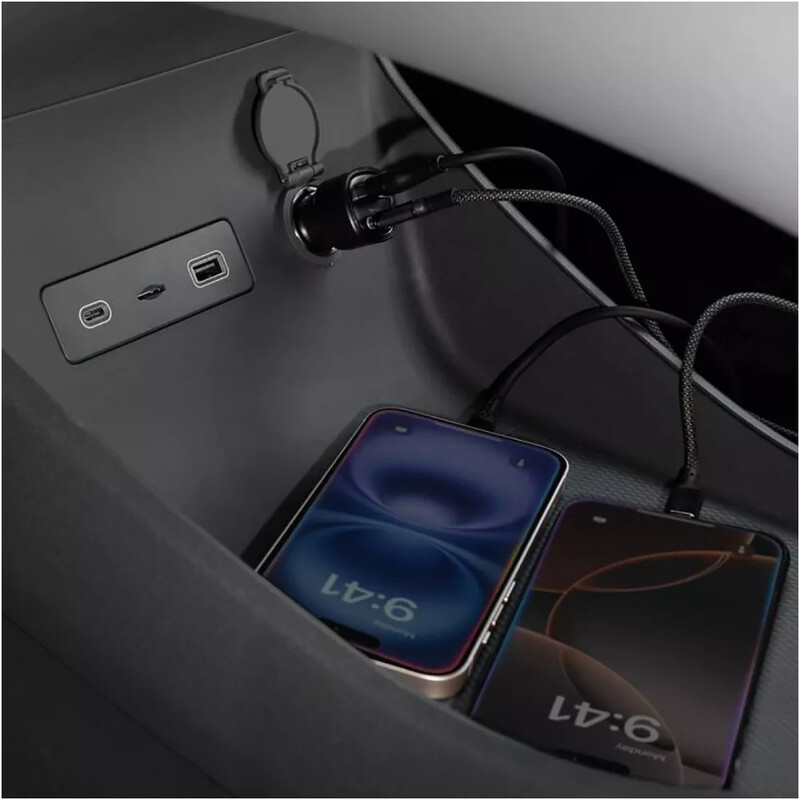 Автомобільний зарядний пристрій Proove Flash (1USB, 1USB-C) 48W Black (CCFL48111201)