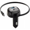 Фото - Автомобильное зарядное устройство Proove Pulsar (1USB, 1USB-C, вбудований кабель USB-C) 65W Black (CCPR65110001) | click.ua