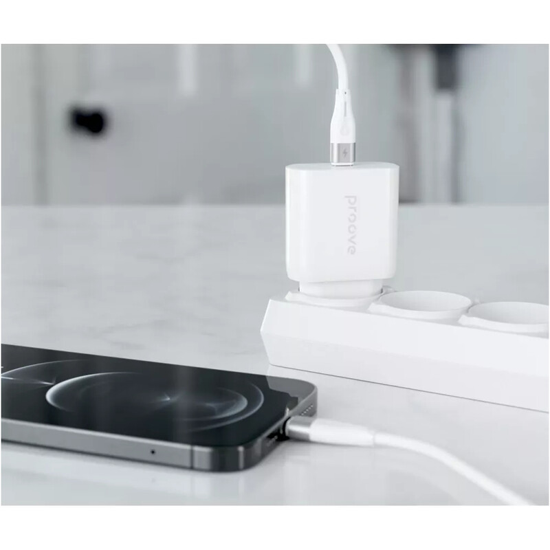 Сетевое зарядное устройство Proove Rapid (1USB-C) 20W White (WCRP20000102)