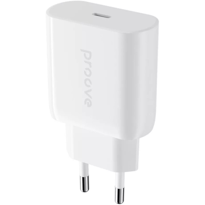 Сетевое зарядное устройство Proove Rapid (1USB-C) 20W White (WCRP20000102)