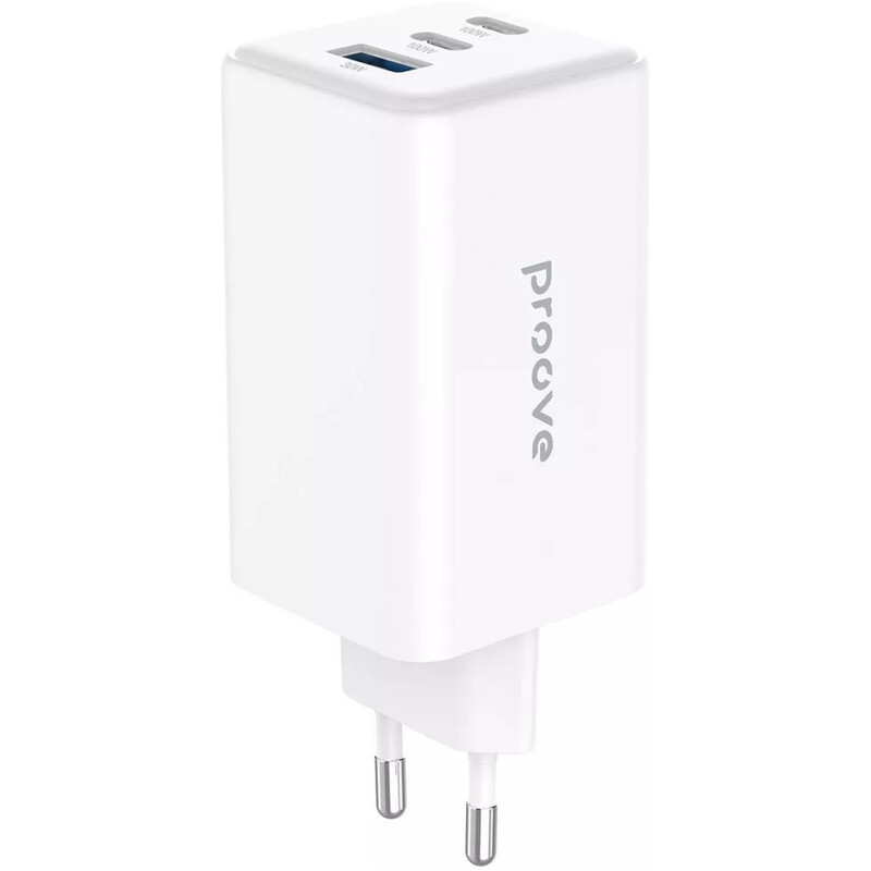 Сетевое зарядное устройство Proove Pocket GaN Max (2xUSB-C, 1USB) 100W White (WCPG10012202)