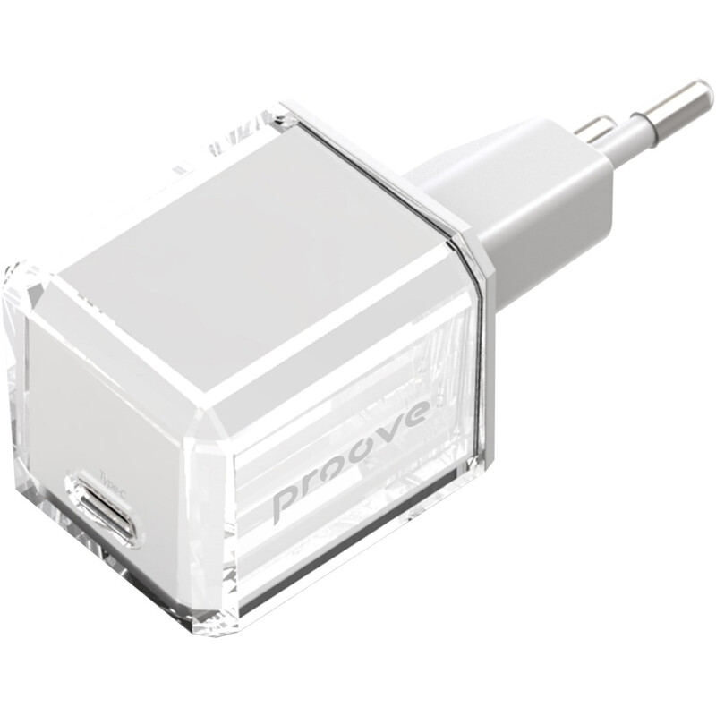 Сетевое зарядное устройство Proove Pure GaN (1USB-C) 30W White (WCPU30012202)