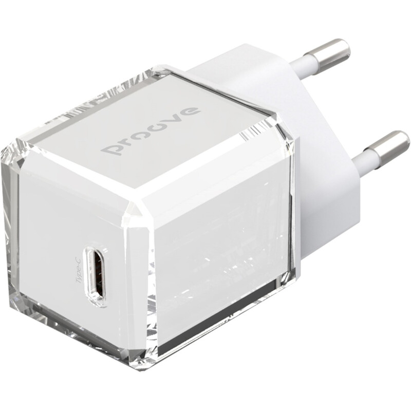 Сетевое зарядное устройство Proove Pure GaN (1USB-C) 30W White (WCPU30012202)