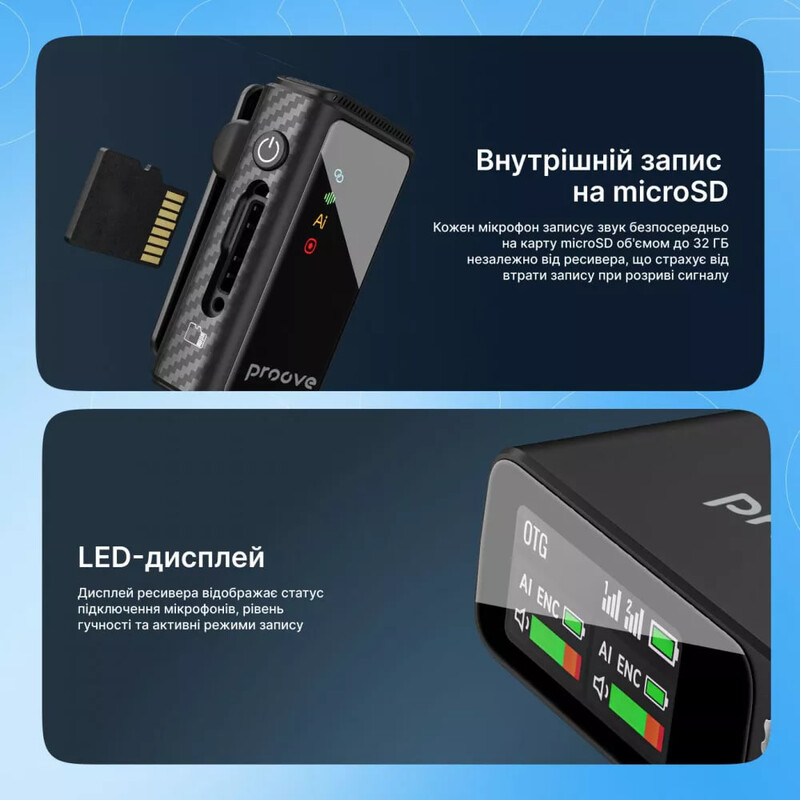 Мікрофон Proove Forum Pro Black (PFWM00000201)