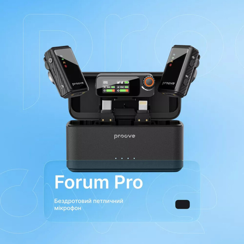 Мікрофон Proove Forum Pro Black (PFWM00000201)