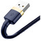 Фото - Кабель Baseus Cafule USB Type-A - Lightning (M/M), 1.5A, 2 м, Blue/Gold (CALKLF-CV3) | click.ua